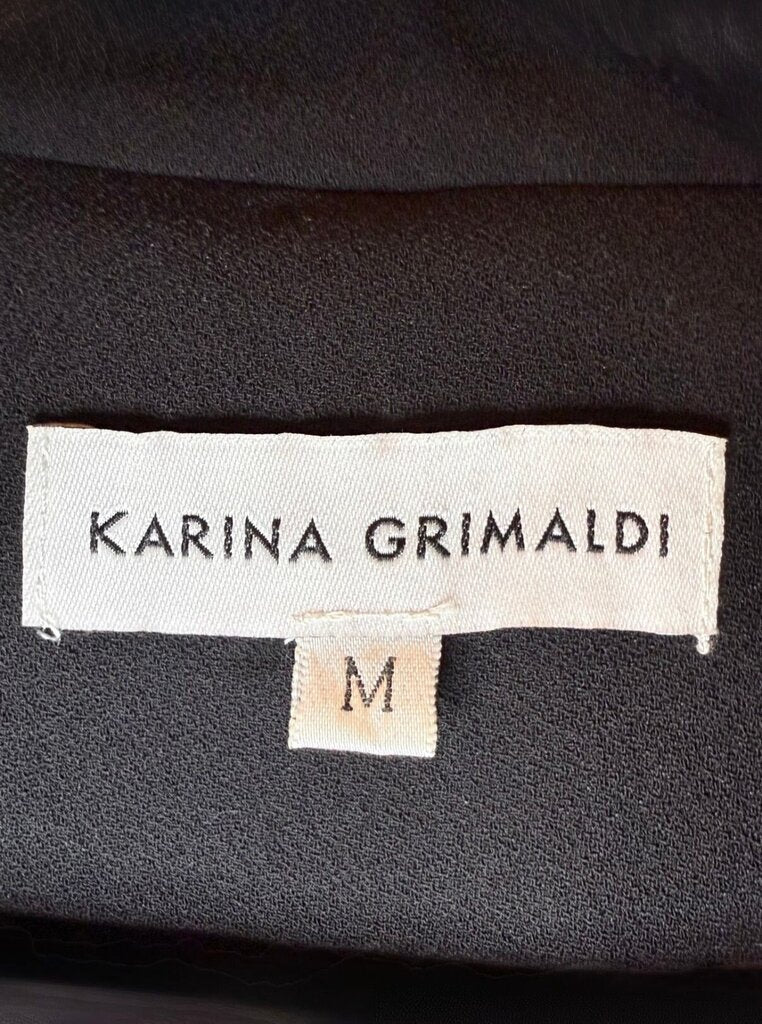 Karina Grimaldi Women's Black Romper Blazer