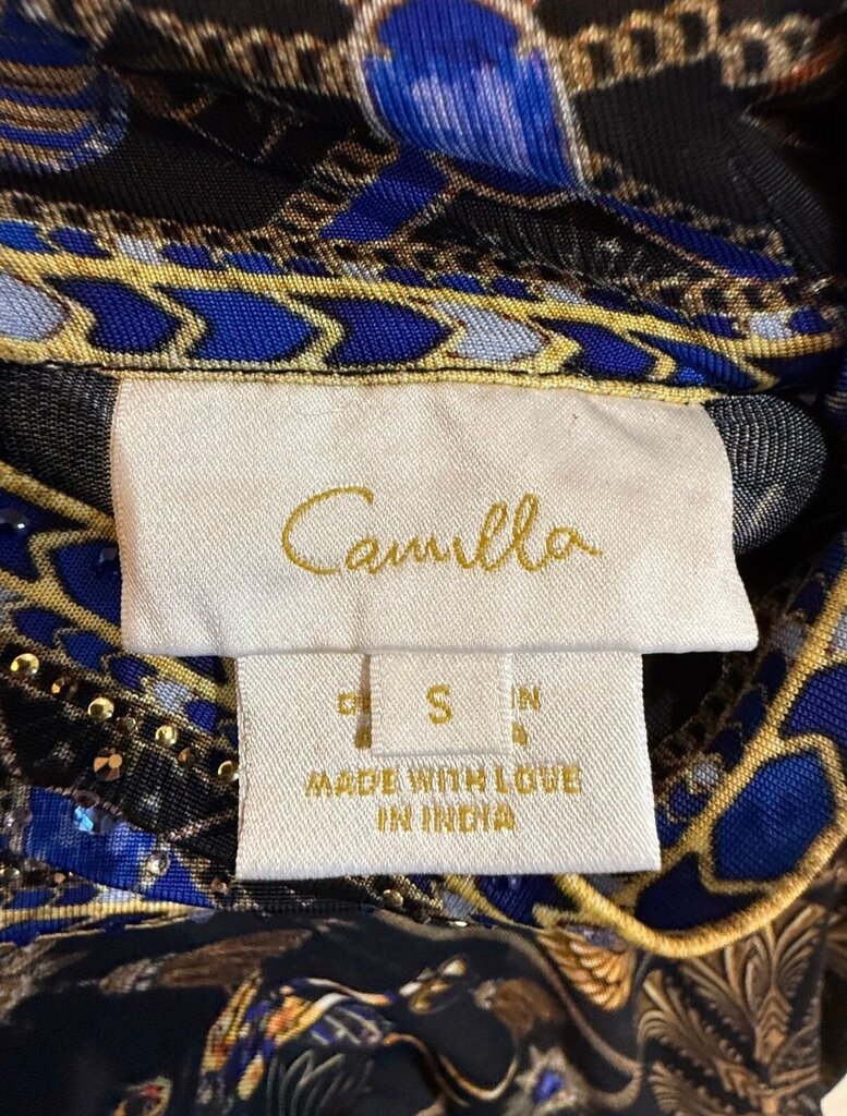 Camilla Printed Long Sleeve Dress Egyptian Style