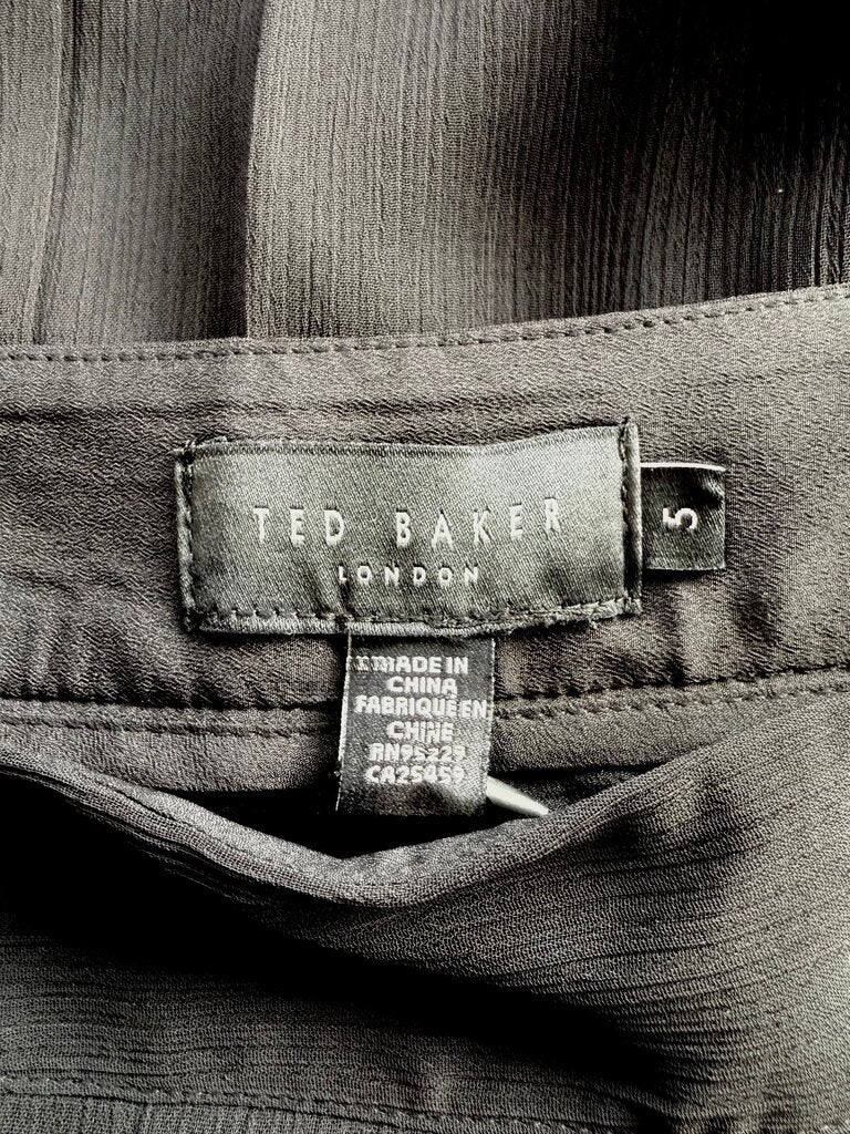 Ted Baker Women's Black Flowy Pants