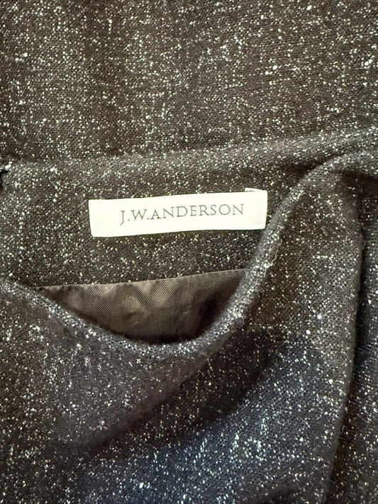 J.W. Anderson Black Flared Midi Skirt