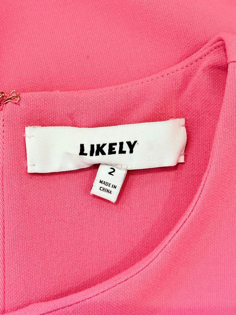 LIKELY Women's Pink Bodycon Dress