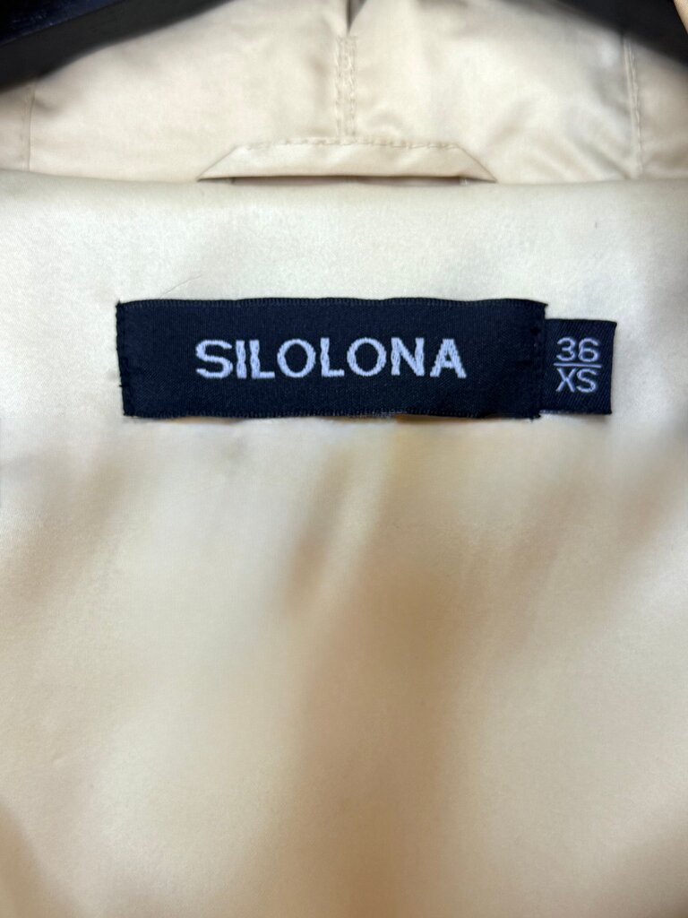 Silolona Beige Trench Coat
