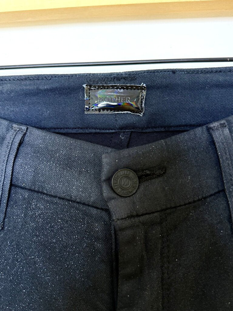 Mother Black Skinny Jeans