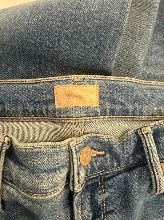 MOTHER Women's High Rise Straight Leg Jeans