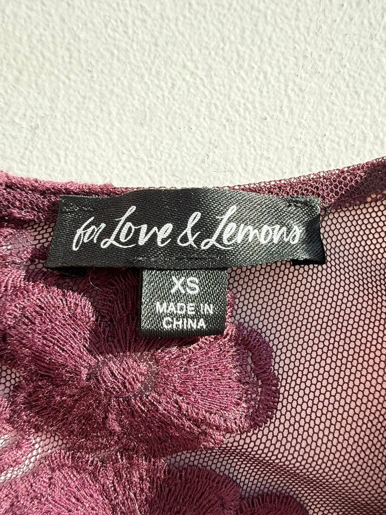 for Love & Lemons Floral Lace Dress