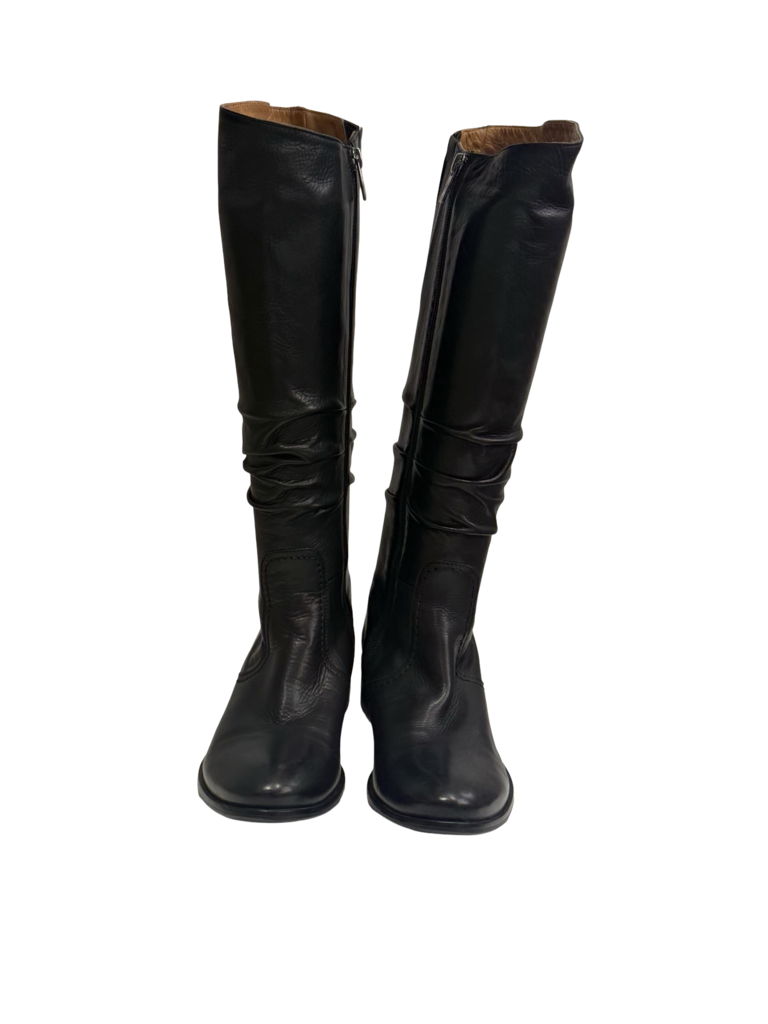 Angela Falcon Knee-High Leather Boots