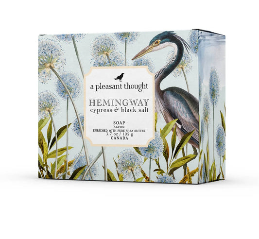HEMINGWAY | CYPRESS & BLACK SALT | BAR SOAP