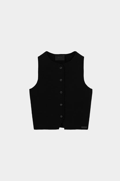 Maryam Buttoned Knit Vest