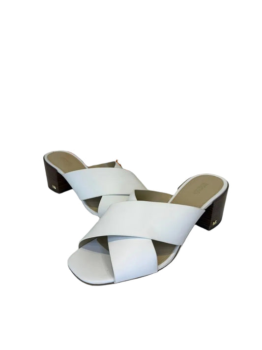 Michael Kors White Heeled Sandals
