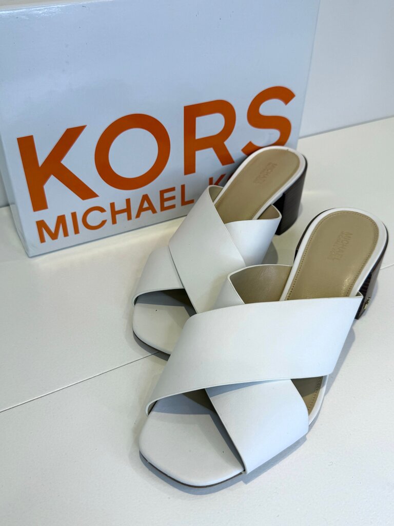 Michael Kors White Heeled Sandals