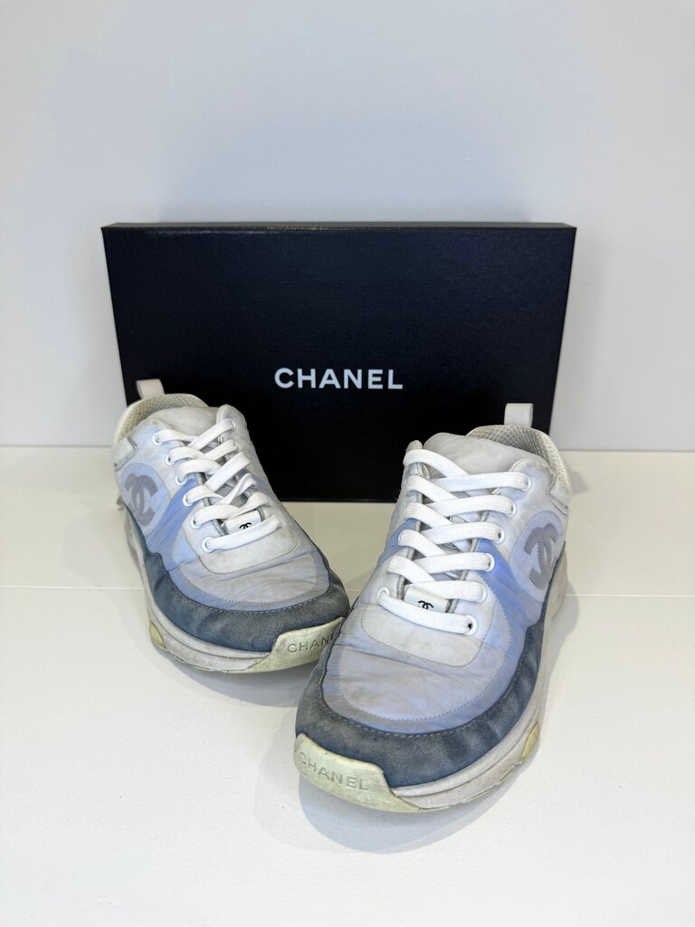 Chanel Interlocking CC Nylon Sneakers