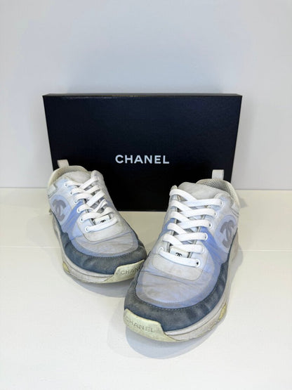 Chanel Interlocking CC Nylon Sneakers