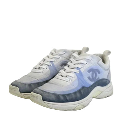 Chanel Interlocking CC Nylon Sneakers