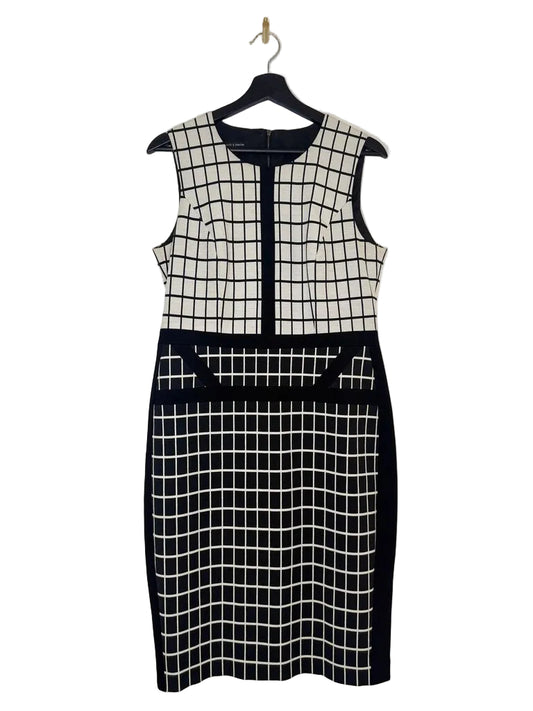 Women's Black and White Checkered Dress