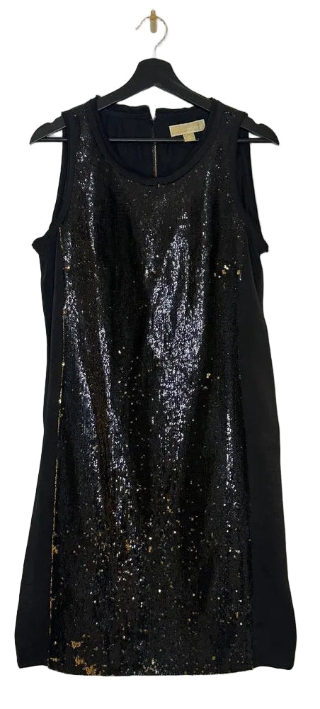 Black Sequin Party Dress