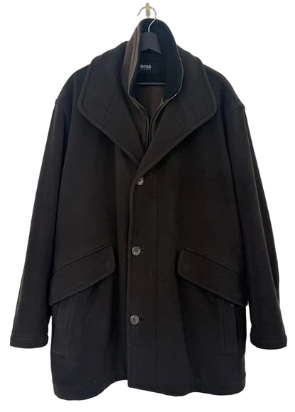 Hugo Boss Brown Overcoat