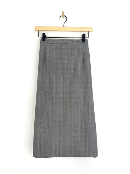 Debenhams Classics Women's Gray Plaid Skirt