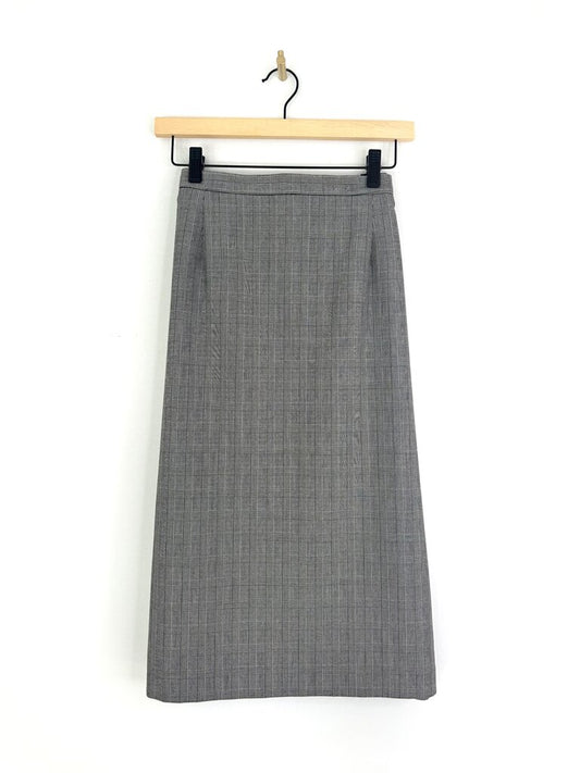 Debenhams Classics Women's Gray Plaid Skirt