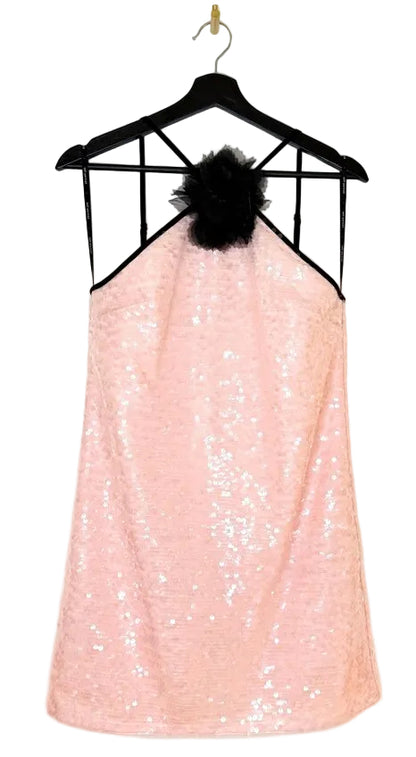 Self-Portrait Pink Sequin Dress