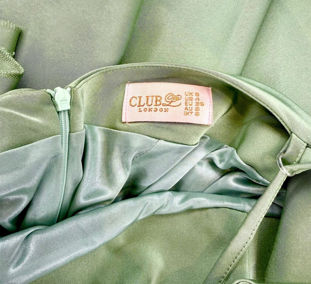 Mint Green Ruffled Dress