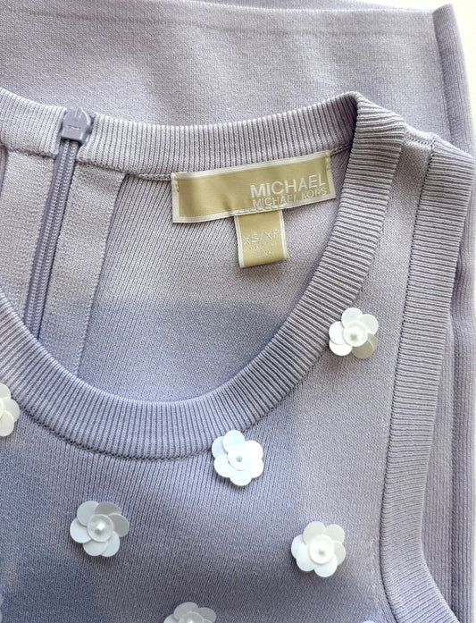 Michael Kors Purple Floral Dress