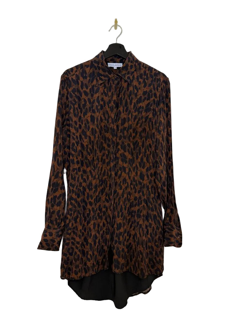 Karina Grimaldi Leopard Print Blouse