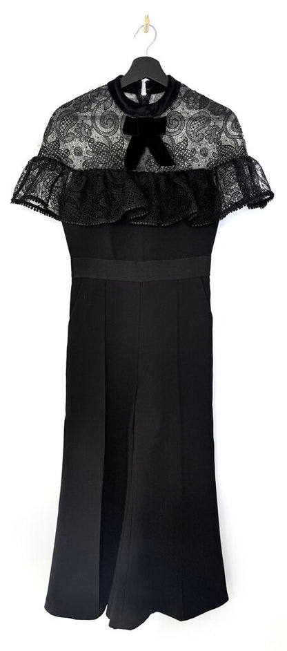 Self-Portrait Black Lace and Jumpsuit