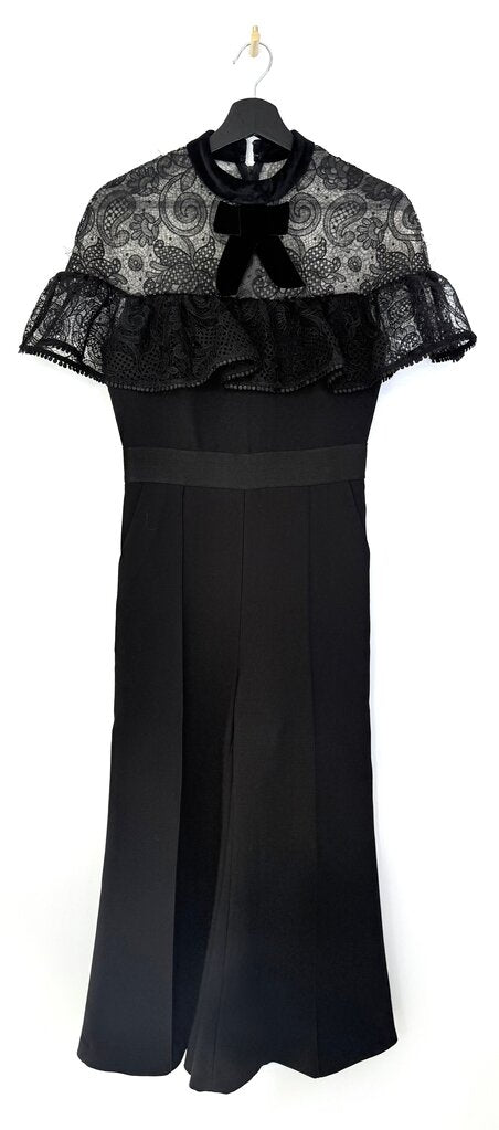 Self-Portrait Black Lace and Jumpsuit