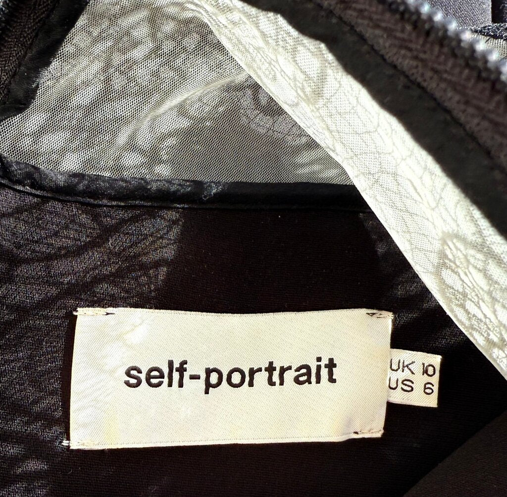 Self-Portrait Black Lace and Jumpsuit