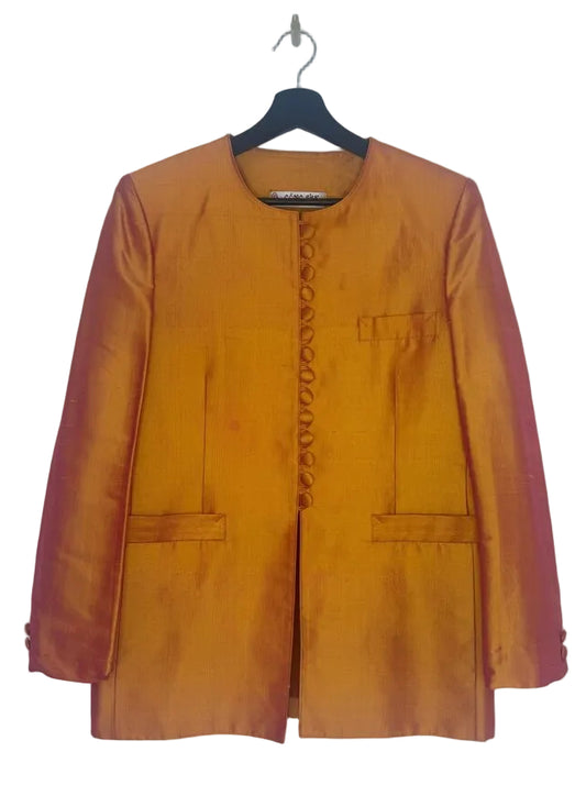 Công Silk Orange Jacket