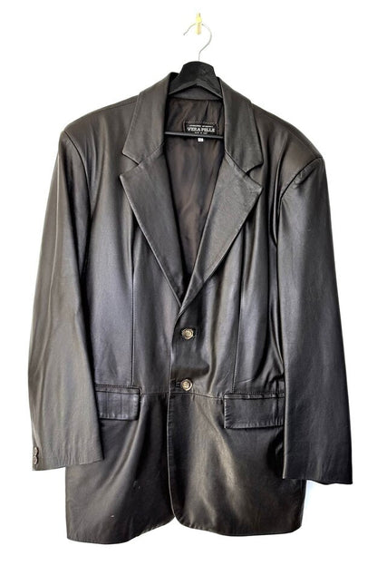 Vera Pelle Men's Leather Blazer