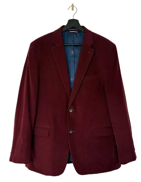 Tommy Hilfiger Burgundy Men's Blazer