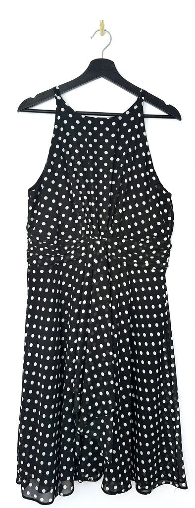 Black Polka Dot Dress by Wallis