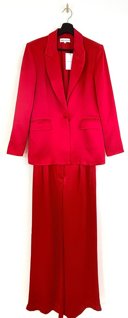 Karina Grimaldi Red Suit Set