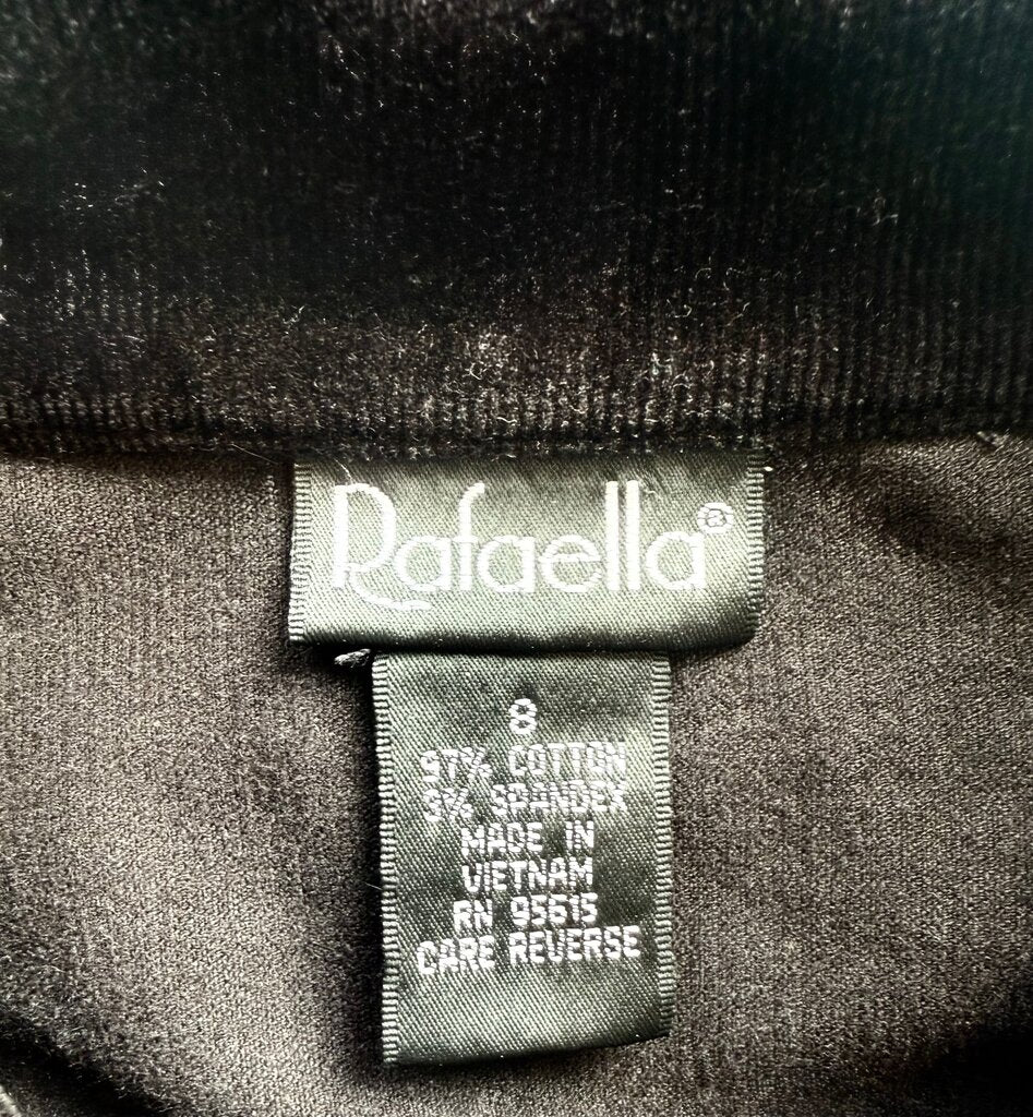 Rafaella Black Corduroy Jacket