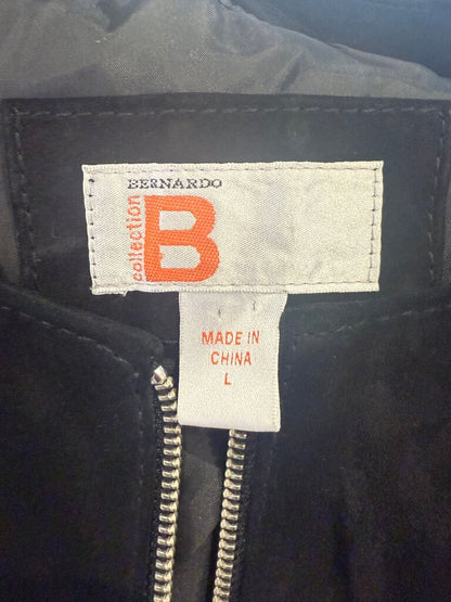 Bernardo Women's Black Faux Suede Jacket