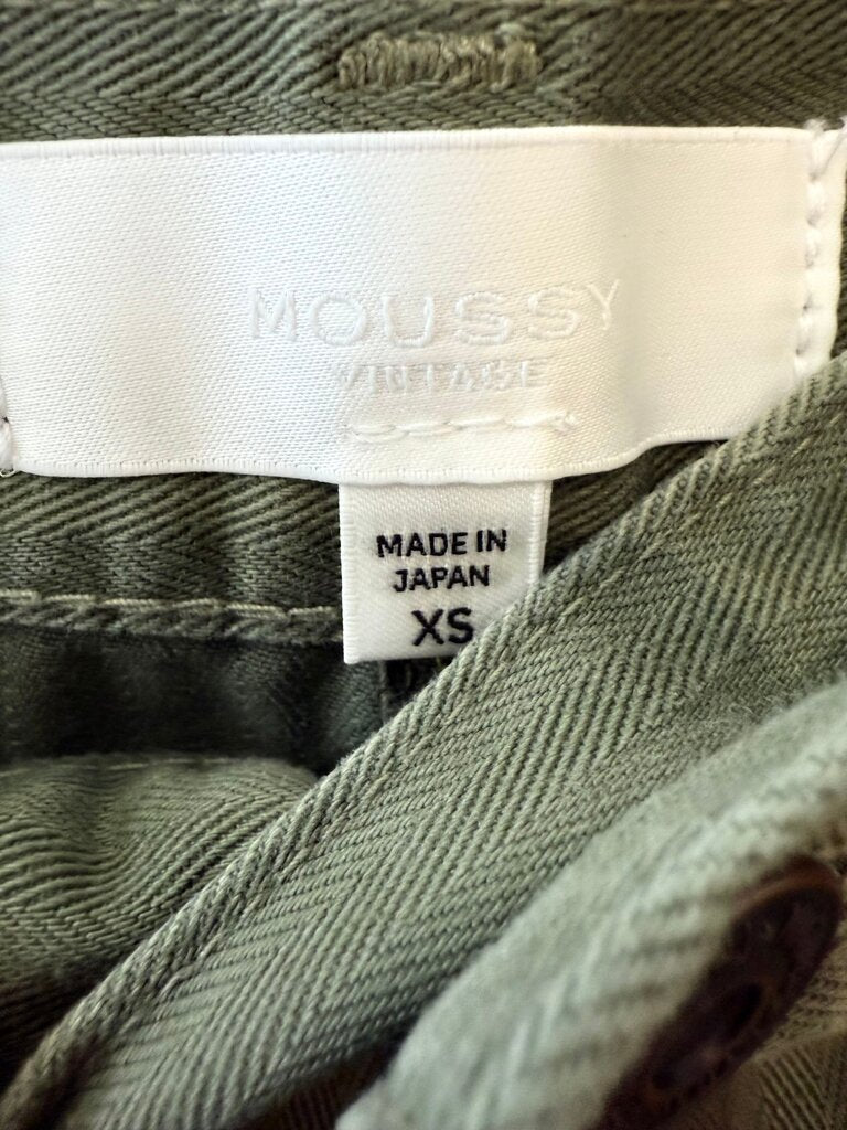 Moussy Vintage Green Cargo Pants