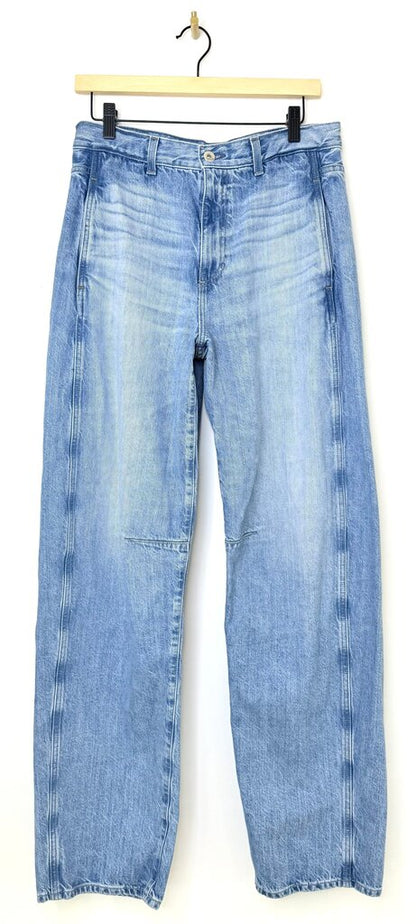 AG Mercer Cuffed High Rise Barrel Jeans