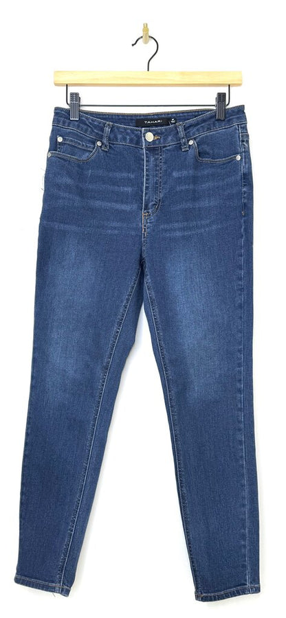 Tahari Women's Dark Blue Skinny Jeans