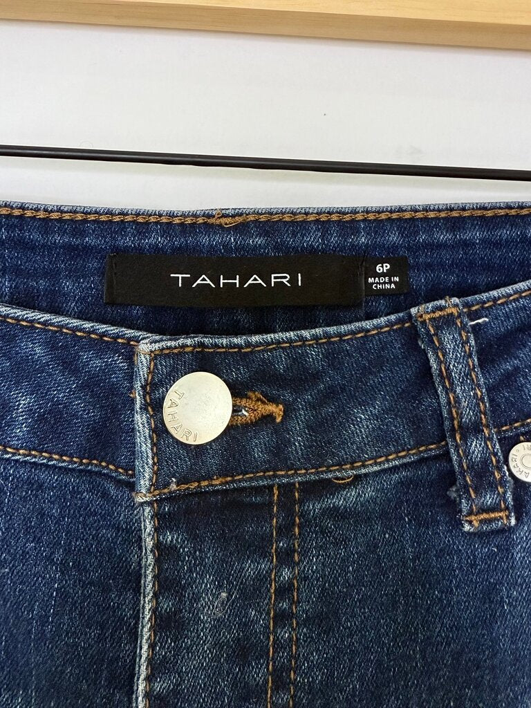 Tahari Women's Dark Blue Skinny Jeans