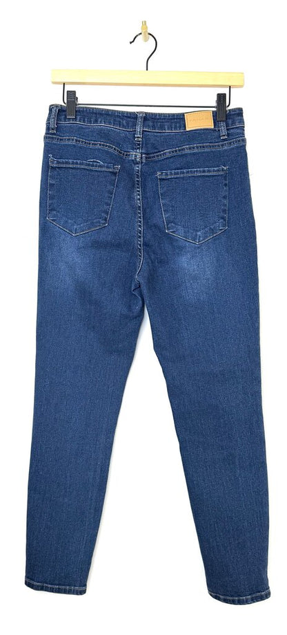 Tahari Women's Dark Blue Skinny Jeans