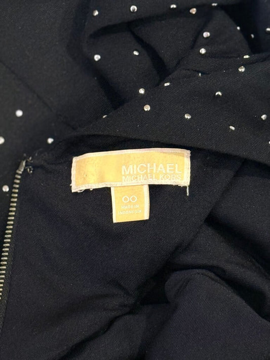 Michael Kors Black Dress with Studded Design