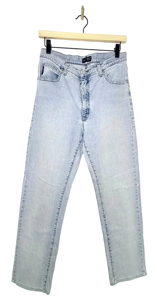 AJ Armani Jeans Light Wash Denim Pants