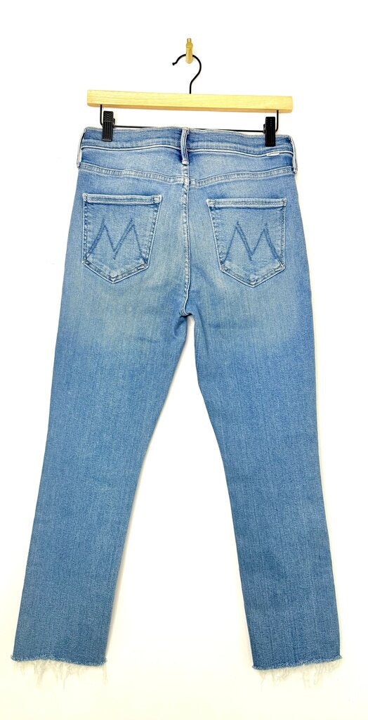 MOTHER Women's High Rise Straight Leg Jeans