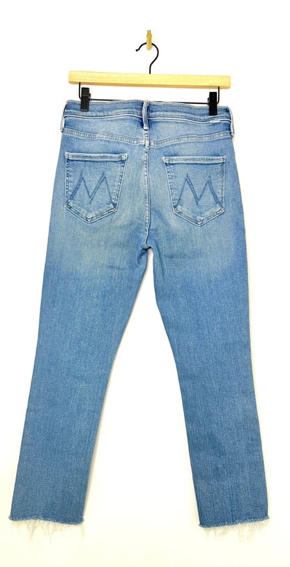 MOTHER Women's High Rise Straight Leg Jeans