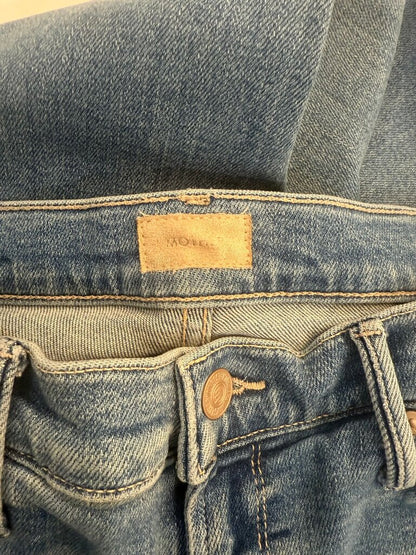 MOTHER Women's High Rise Straight Leg Jeans