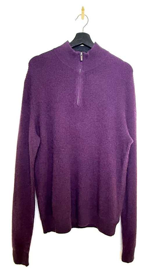 Saks Fifth Avenue Purple Cashmere Sweater