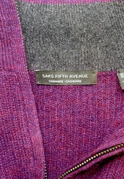 Saks Fifth Avenue Purple Cashmere Sweater