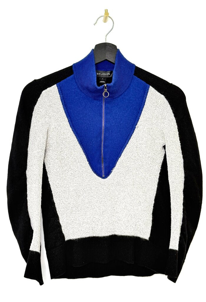 ST. JOHN Women's Color Block Sweater