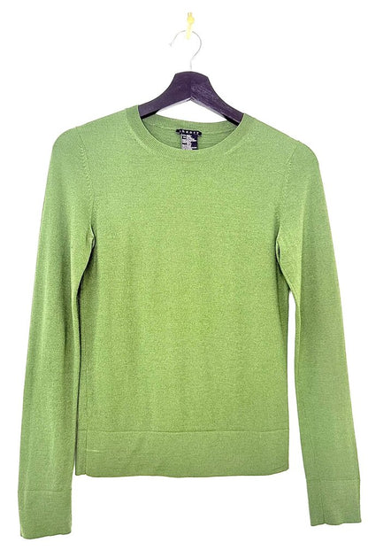 Theory Green Long Sleeve Sweater